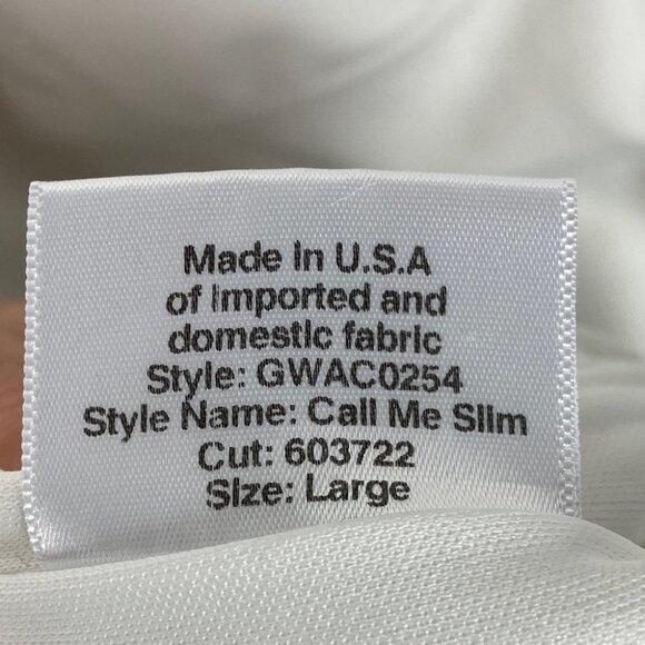 Katie May White Call Me Slim Gown Maxi Dress Side Slit Size Large USA Made Sexy - Picture 9 of 12